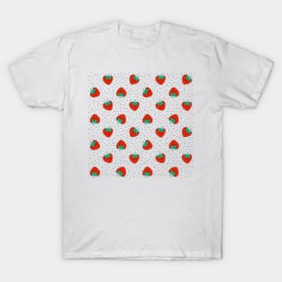 Strawberry pattern T-Shirt